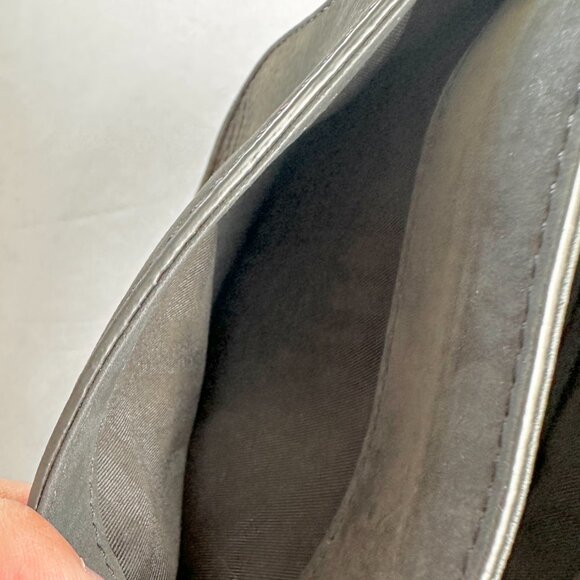 Rebecca Minkoff Purse Small Charcoal Suede Studded Chain Crossbody‎ Soft Velvety - Picture 12 of 16